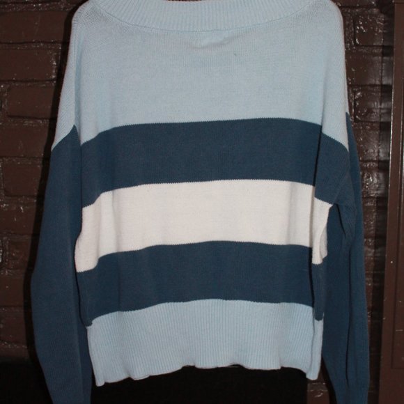 Lucky Brand Striped Color Block Sweater - Picture 6 of 6